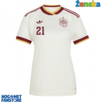 Španjolska Mikel Oyarzabal #21 Gostujuci Dres za Ženska SP 2026 Kratak Rukav